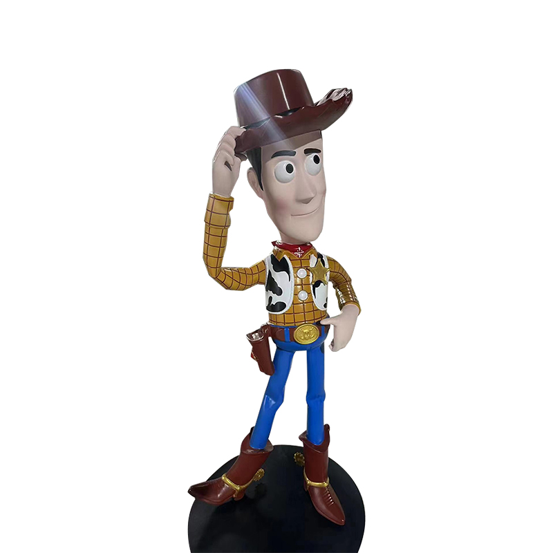 Toy Story Buzz Lightyear y Woody PVC Statue - Decoración de habitaciones para niños, regalo de coleccionista, figura de dibujos animados