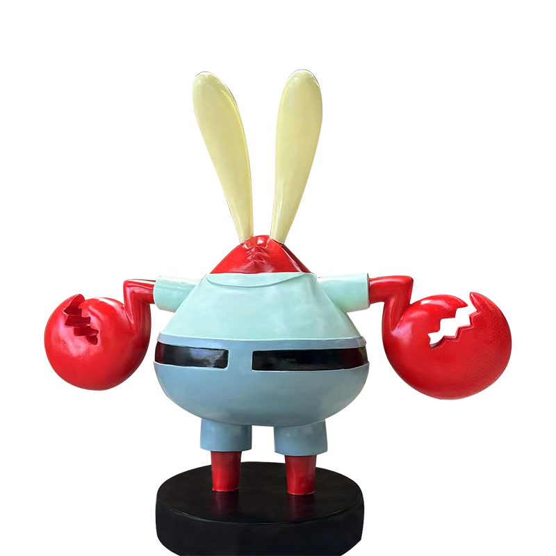 Estatua del Sr. Krabs Collectible Spongebob Figurine para fanáticos y decoración del hogar Estatua del Sr. Krabs Collectible Spongebob Figurine para fanáticos y decoración del hogar