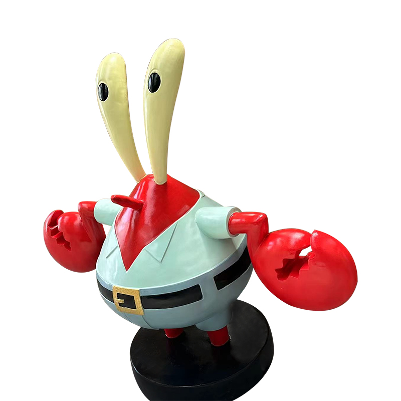 Estatua del Sr. Krabs Collectible Spongebob Figurine para fanáticos y decoración del hogar Estatua del Sr. Krabs Collectible Spongebob Figurine para fanáticos y decoración del hogar