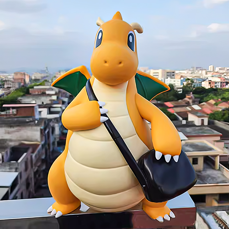 Decoración del hogar con resina y vinilo Charizard de Pikachu Adornos para el hogar de Pokémon Acentos decorativos Decoración del hogar con resina y vinilo Charizard de Pikachu Adornos para el hogar de Pokémon Acentos decorativos