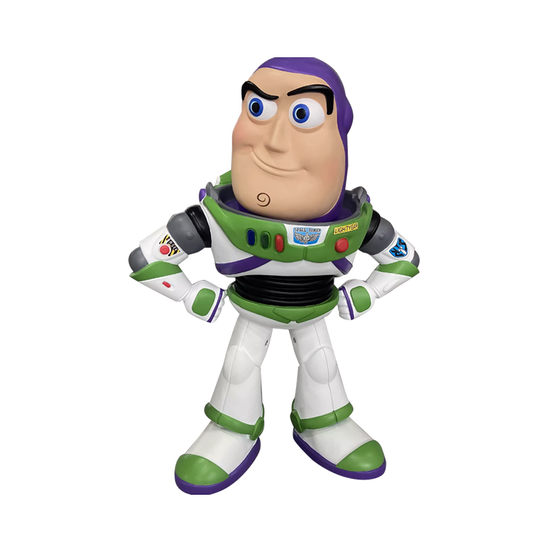 Toy Story Buzz Figura de acción Lightyear - Escultura de dibujos animados 3D para la decoración y coleccionables de la habitación de los niños