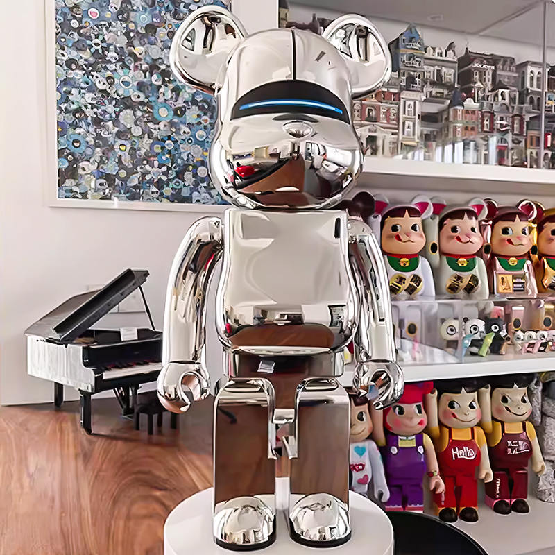 1000% Estatua Modelo grande Adorno para muñecas Juguete de resina/vinilo DIY Kaw Bearbricks 1000% Estatua Modelo grande Adorno para muñecas Juguete de resina/vinilo DIY Kaw Bearbricks