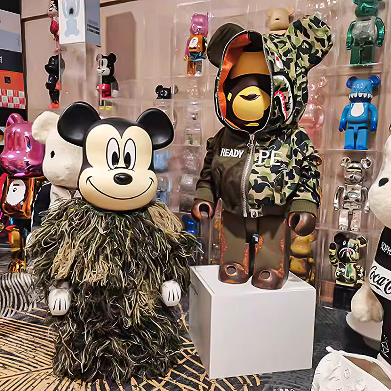 Juguete de vinilo DIY Kaw Bearbricks 1000%