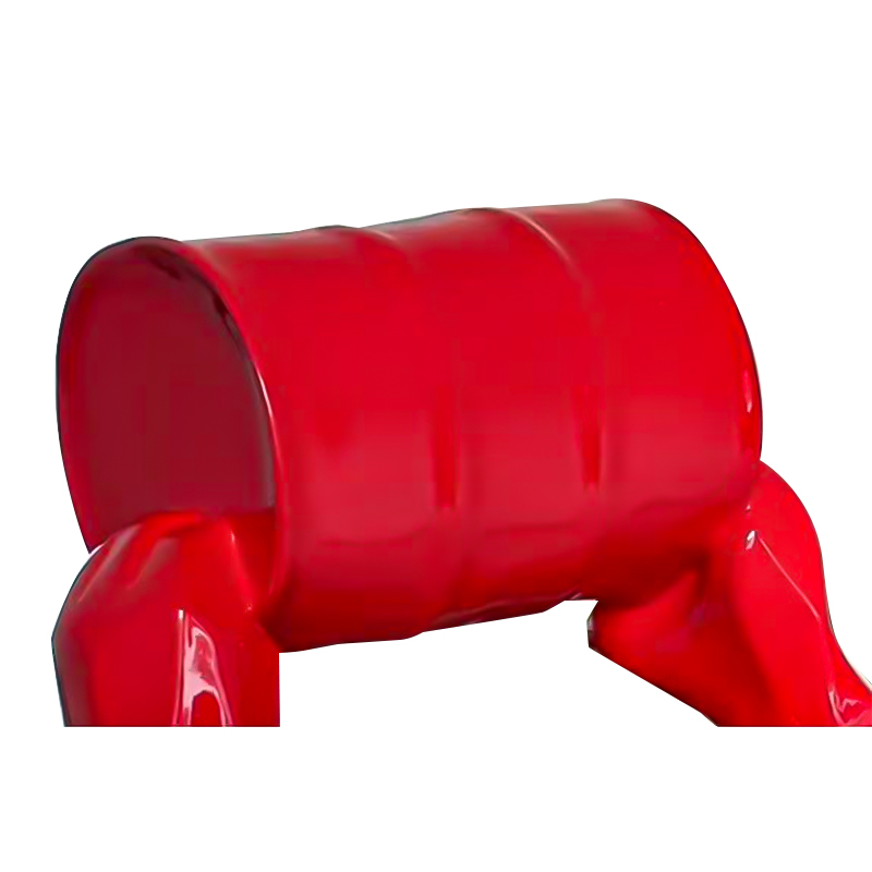 Escultura de cubo de levantamiento de kong orangután para exhibiciones de arte al aire libre Escultura de cubo de levantamiento de kong orangután para exhibiciones de arte al aire libre