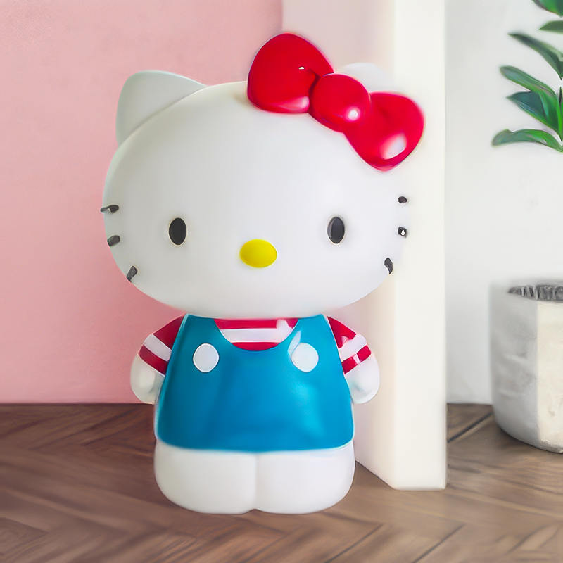Estatua pesada de Hello Kitty para jardín, 50 kg de escultura de decoración al aire libre de 50 kg